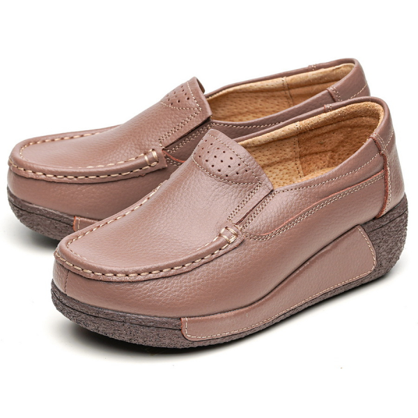 

женские мокасины на танкетке натуральная кожа binifoot/bnf, 43999.0
