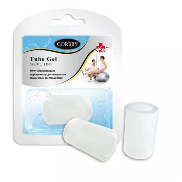 

corbby 1663 tube gel размер l напалечник гелевый (2 шт), 45119.0