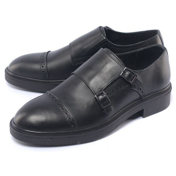 мужские полуботинки монки натуральная кожа corvetto