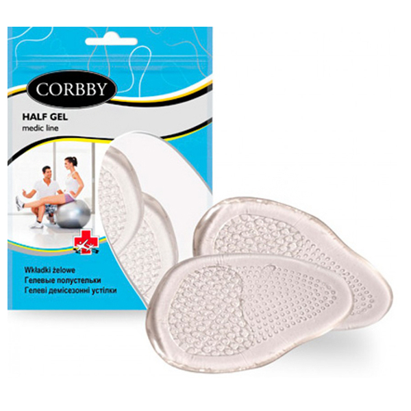 

corbby полустельки гелевые от натоптышей, 30491.0