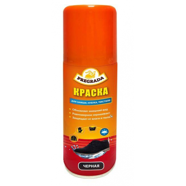 

pregrada аэрозоль краска для замши нубук текстиль, 34349.0