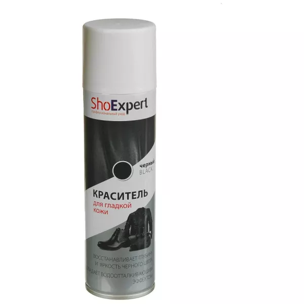 

shoexpert аэрозоль-краска д/замши черная 250 мл, 37446.0