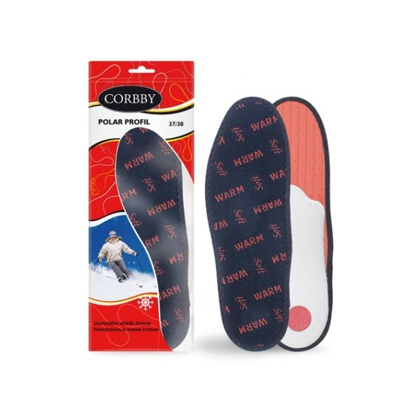 

стельки corbby polar profil зимние каркасные анатомические по размерам -45/46, 40559.0