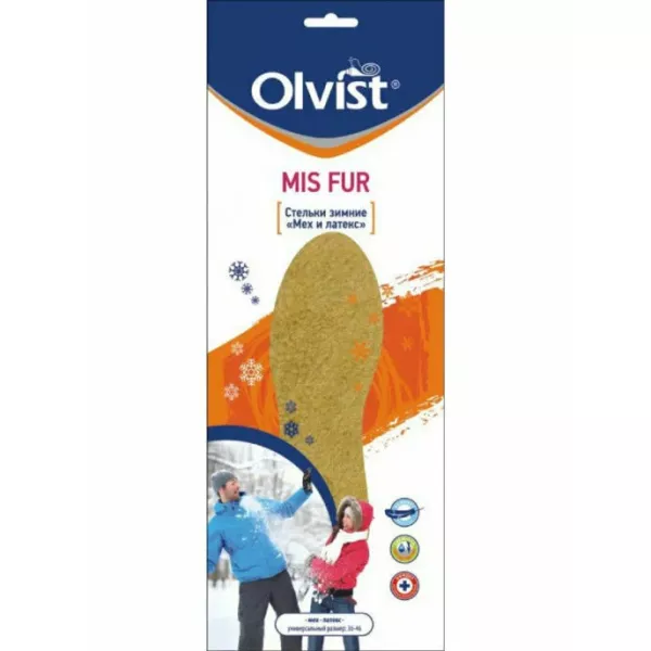 

стельки olvist стельки mis-латекс/мех зима безразмерные, 44564.0
