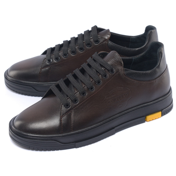 мужские кеды натуральная кожа corvetto