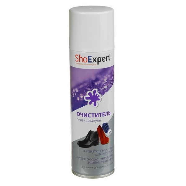 

shoexpert очиститель пена-шампунь 250 мл, 41771.0