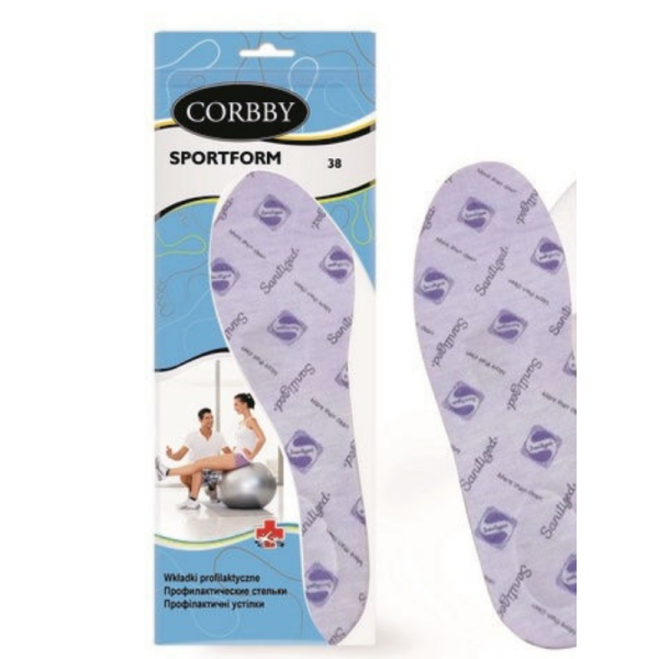 

стельки sportform профилир по размерам сorbby, 42209.0