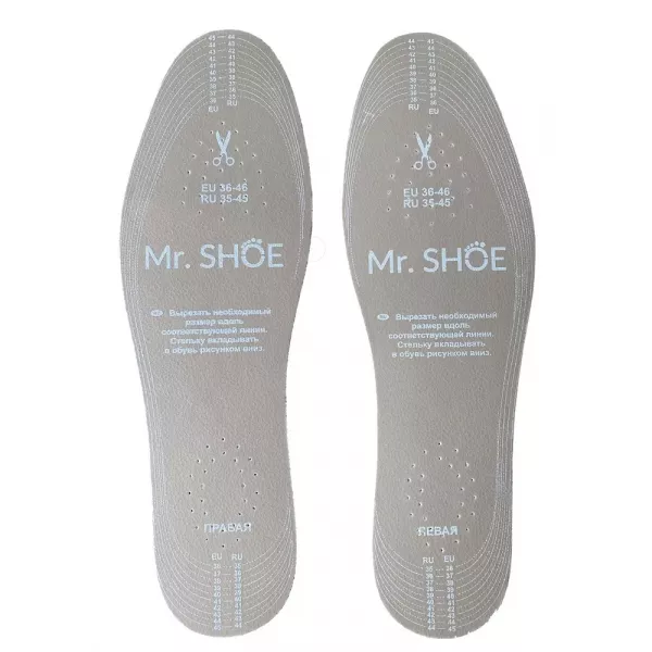 

9515 стельки mr shoe ledex кожа+латекс безразмерные, 41453.0