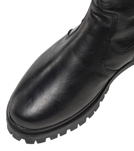 МУЖСКИЕ БОТИНКИ НАТУРАЛЬНАЯ КОЖА / НАТУРАЛЬНЫЙ МЕХ CORVETTO