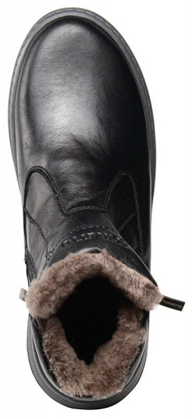 МУЖСКИЕ БОТИНКИ НАТУРАЛЬНАЯ КОЖА / НАТУРАЛЬНЫЙ МЕХ CORVETTO