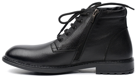 МУЖСКИЕ БОТИНКИ НАТУРАЛЬНАЯ КОЖА / НАТУРАЛЬНЫЙ МЕХ CORVETTO ИТАЛИЯ