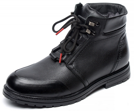 МУЖСКИЕ БОТИНКИ НАТУРАЛЬНАЯ КОЖА / НАТУРАЛЬНЫЙ МЕХ CORVETTO