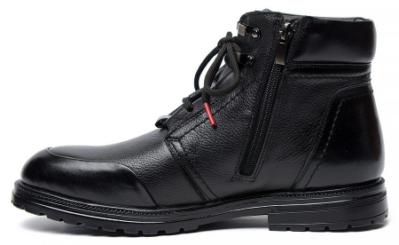 МУЖСКИЕ БОТИНКИ НАТУРАЛЬНАЯ КОЖА / НАТУРАЛЬНЫЙ МЕХ CORVETTO