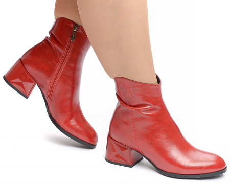 ЖЕНСКИЕ БОТИНКИ НАТУРАЛЬНАЯ КОЖА ЕВРОМЕХ GUGU ГЕРМАНИЯ