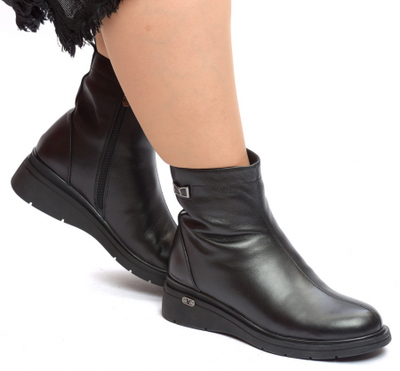 ЖЕНСКИЕ БОТИНКИ НАТУРАЛЬНАЯ КОЖА НАТУРАЛЬНЫЙ МЕХ GUGU ГЕРМАНИЯ