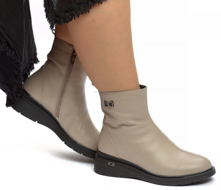 ЖЕНСКИЕ БОТИНКИ НАТУРАЛЬНАЯ КОЖА НАТУРАЛЬНЫЙ МЕХ GUGU ГЕРМАНИЯ