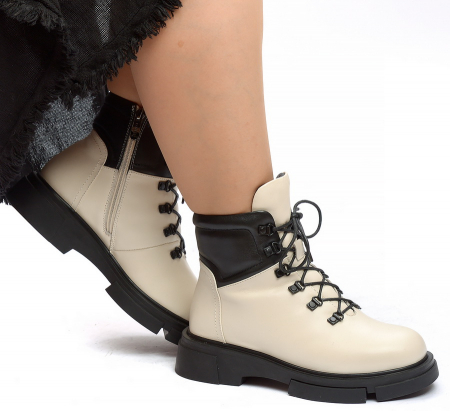 ЖЕНСКИЕ БОТИНКИ НАТУРАЛЬНАЯ КОЖА НАТУРАЛЬНЫЙ МЕХ GUGU ГЕРМАНИЯ