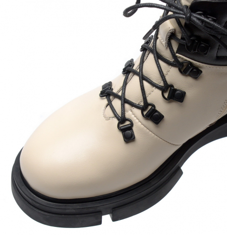 ЖЕНСКИЕ БОТИНКИ НАТУРАЛЬНАЯ КОЖА НАТУРАЛЬНЫЙ МЕХ GUGU ГЕРМАНИЯ