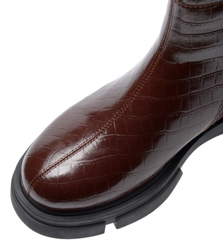 ЖЕНСКИЕ ПОЛУСАПОГИ НАТУРАЛЬНАЯ КОЖА НАТУРАЛЬНЫЙ МЕХ GUGU ГЕРМАНИЯ