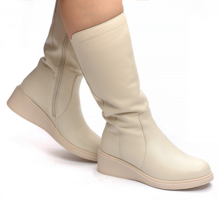 ЖЕНСКИЕ САПОГИ НАТУРАЛЬНАЯ КОЖА НАТУРАЛЬНЫЙ МЕХ GUGU ГЕРМАНИЯ