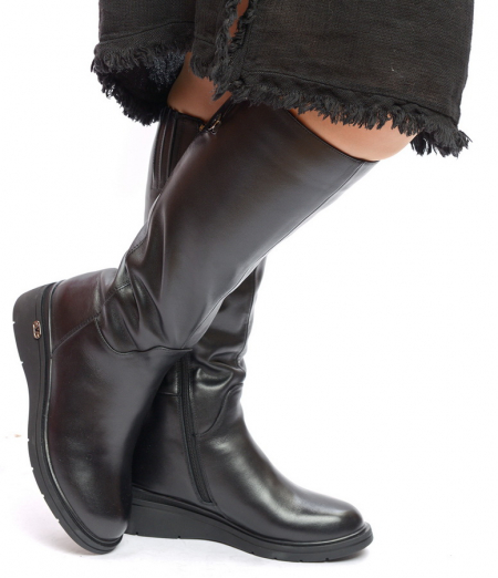 ЖЕНСКИЕ САПОГИ НАТУРАЛЬНАЯ КОЖА НАТУРАЛЬНЫЙ МЕХ+ЕВРОМЕХ GUGU ГЕРМАНИЯ