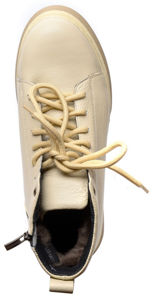 ЖЕНСКИЕ БОТИНКИ НАТУРАЛЬНАЯ КОЖА / НАТУРАЛЬНЫЙ МЕХ CORVETTO ИТАЛИЯ