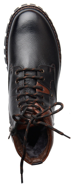 МУЖСКИЕ БОТИНКИ НАТУРАЛЬНАЯ КОЖА / НАТУРАЛЬНЫЙ МЕХ CORVETTO