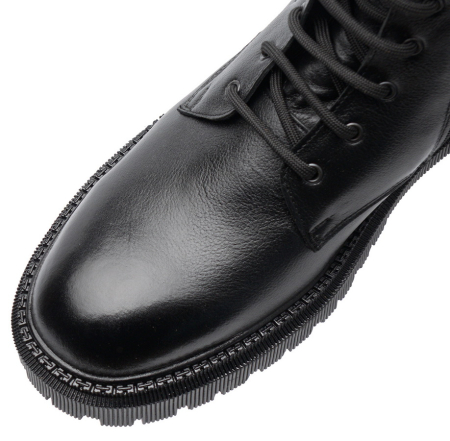 МУЖСКИЕ БОТИНКИ НАТУРАЛЬНАЯ КОЖА / НАТУРАЛЬНЫЙ МЕХ CORVETTO