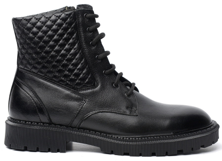 МУЖСКИЕ БОТИНКИ НАТУРАЛЬНАЯ КОЖА / НАТУРАЛЬНЫЙ МЕХ CORVETTO