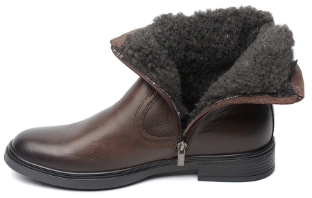 МУЖСКИЕ БОТИНКИ НАТУРАЛЬНАЯ КОЖА / ШЕРСТЬ CORVETTO