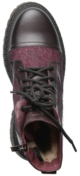 ЖЕНСКИЕ БОТИНКИ НАТУРАЛЬНАЯ КОЖА+ВОЙЛОК / ШЕРСТЬ CORVETTO ИТАЛИЯ