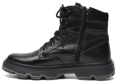 МУЖСКИЕ БОТИНКИ НАТУРАЛЬНАЯ КОЖА / НАТУРАЛЬНЫЙ МЕХ CORVETTO