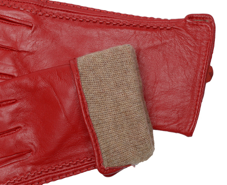 ЖЕНСКИЕ ПЕРЧАТКИ ОВЕЧЬЯ КОЖА / ШЕРСТЬ