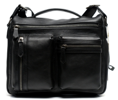 СУМКА МУЖСКАЯ НАТУРАЛЬНАЯ КОЖА KIKI LOK КОРЕЯ