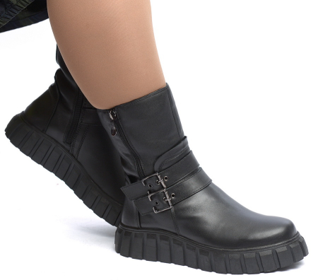 ЖЕНСКИЕ САПОГИ НАТУРАЛЬНАЯ КОЖА / НАТУРАЛЬНЫЙ МЕХ GUGU ГЕРМАНИЯ