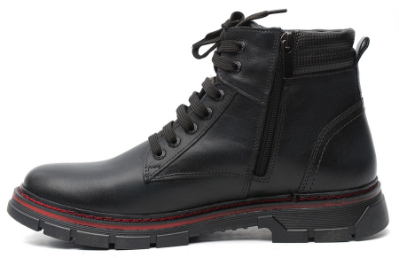 МУЖСКИЕ БОТИНКИ НАТУРАЛЬНАЯ КОЖА / НАТУРАЛЬНЫЙ МЕХ CORVETTO