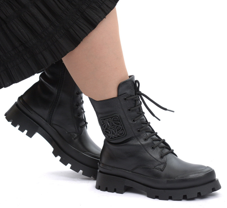 ЖЕНСКИЕ БОТИНКИ НАТУРАЛЬНАЯ КОЖА / НАТУРАЛЬНЫЙ МЕХ CORVETTO ИТАЛИЯ