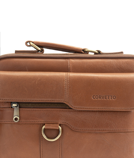 МУЖСКАЯ СУМКА НАТУРАЛЬНАЯ КОЖА CORVETTO