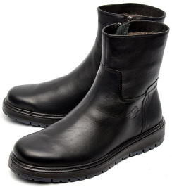 МУЖСКИЕ БОТИНКИ НАТУРАЛЬНАЯ КОЖА / ШЕРСТЬ РОСВЕСТ РОССИЯ