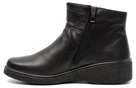 ЖЕНСКИЕ ПОЛУСАПОГИ НАТУРАЛЬНАЯ КОЖА / БАЙКА РОСВЕСТ РОССИЯ