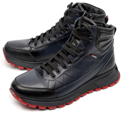 МУЖСКИЕ КРОССОВКИ НАТУРАЛЬНАЯ КОЖА / ШЕРСТЬ CORVETTO