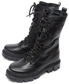 ЖЕНСКИЕ САПОГИ НАТУРАЛЬНАЯ КОЖА /НАТУРАЛЬНАЯ  ШЕРСТЬ CORVETTO ИТАЛИЯ