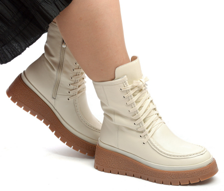 ЖЕНСКИЕ БОТИНКИ НАТУРАЛЬНАЯ КОЖА / ШЕРСТЬ SALAMANDER