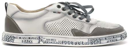 МУЖСКИЕ КЕДЫ НАТУРАЛЬНАЯ КОЖА CORVETTO ИТАЛИЯ