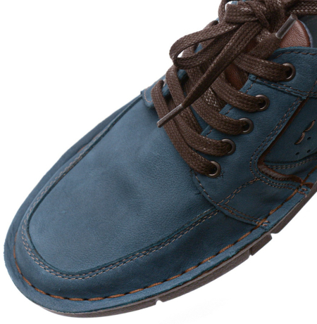 МУЖСКИЕ ПОЛУБОТИНКИ НАТУРАЛЬНАЯ КОЖА (НУБУК) РОСВЕСТ РОССИЯ