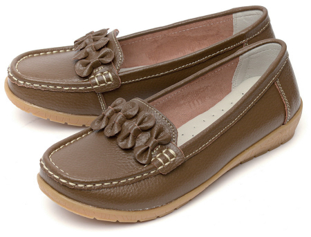 ЖЕНСКИЕ МОКАСИНЫ НАТУРАЛЬНАЯ КОЖА BINIFOOT ТАЙВАНЬ