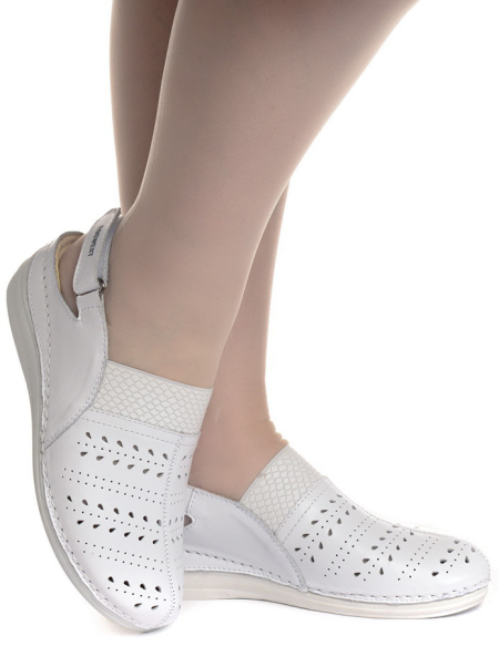 ЖЕНСКИЕ САБО НАТУРАЛЬНАЯ КОЖА РОСВЕСТ РОССИЯ