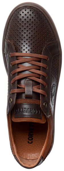 МУЖСКИЕ КЕДЫ НАТУРАЛЬНАЯ КОЖА CORVETTO ИТАЛИЯ