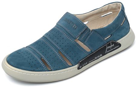 МУЖСКИЕ ЛЕТНИЕ ТУФЛИ НАТУРАЛЬНАЯ КОЖА НУБУК CORVETTO ИТАЛИЯ