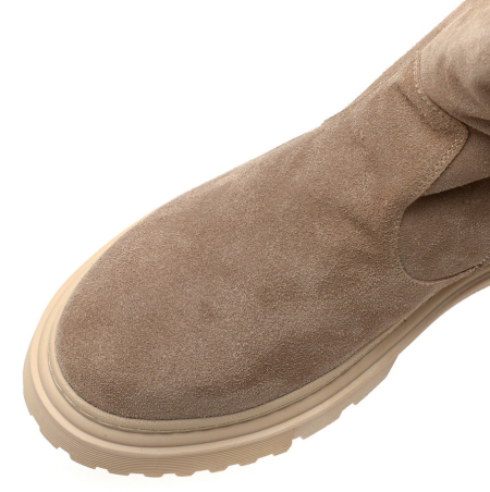 ЖЕНСКИЕ САПОГИ НАТУРАЛЬНАЯ КОЖА(ВЕЛЮР) /НАТУРАЛЬНАЯ ШЕРСТЬ CORVETTO ИТАЛИЯ